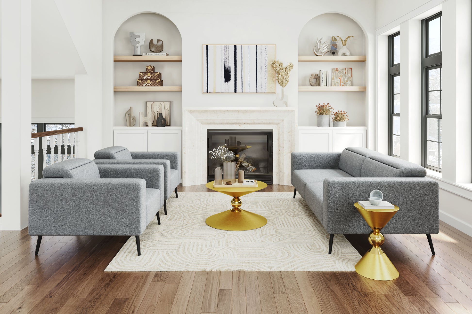 Milan Armchair Dark Gray - Disselt Designs