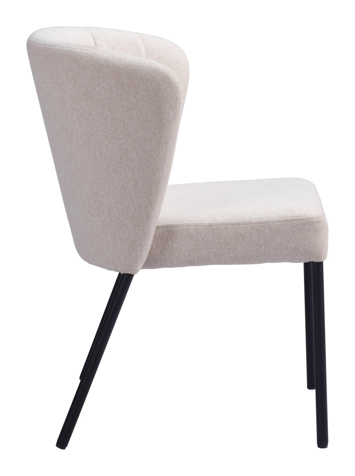 Aimee Dining Chair (Set of 2) Beige - Disselt Designs