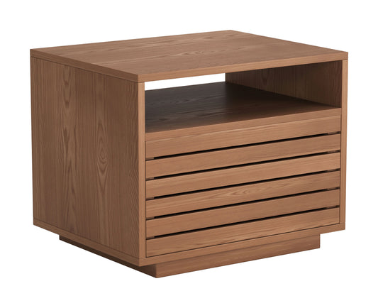 Slit Nightstand Walnut - Disselt Designs