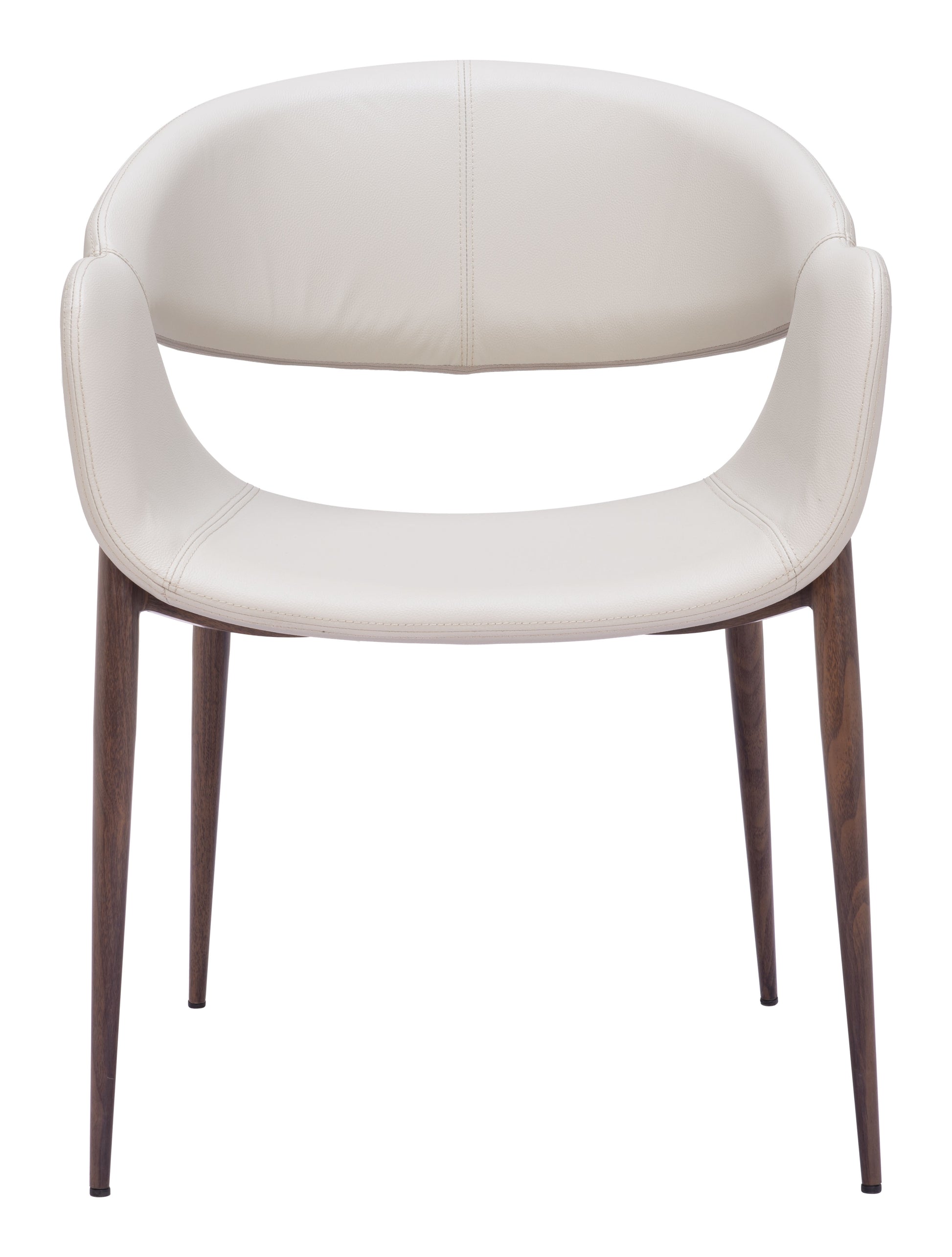 Limay Dining Chair (Set of 2) Beige & Walnut - Disselt Designs