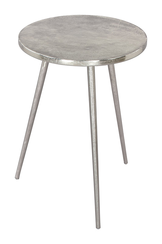 Politik Side Table Silver - Disselt Designs