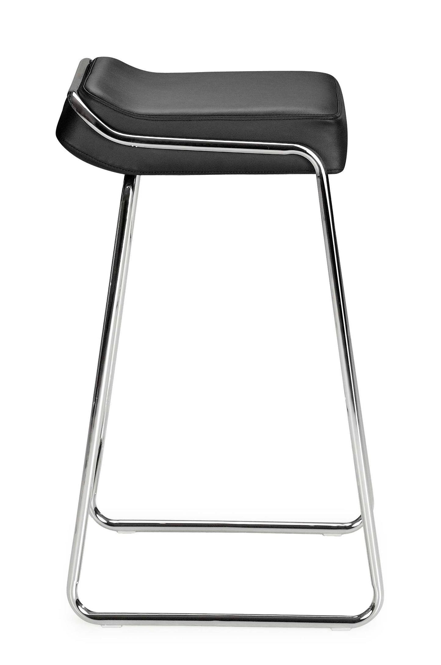 Wedge Barstool (Set of 2) Black - Disselt Designs