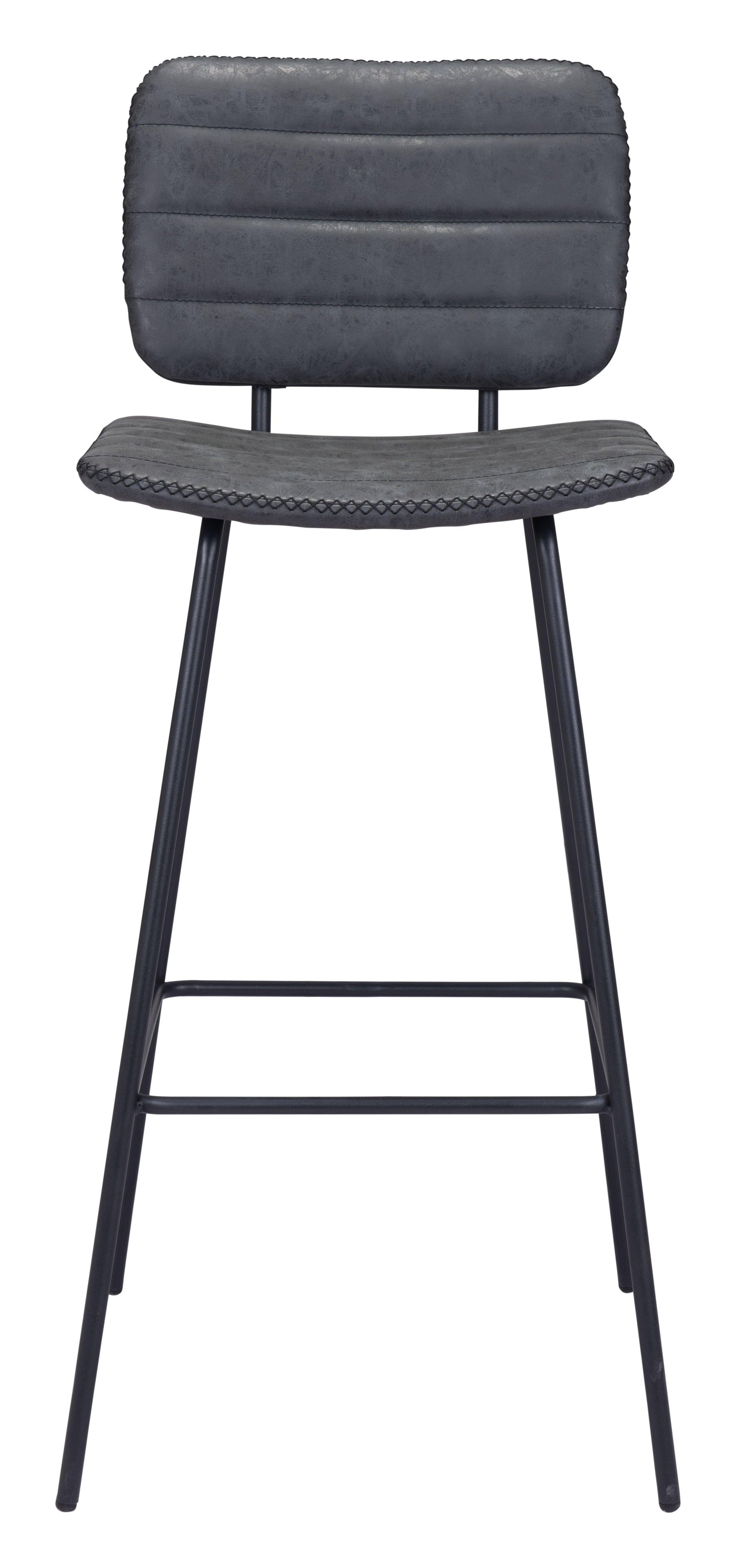 Boston Barstool (Set of 2) Vintage Black - Disselt Designs