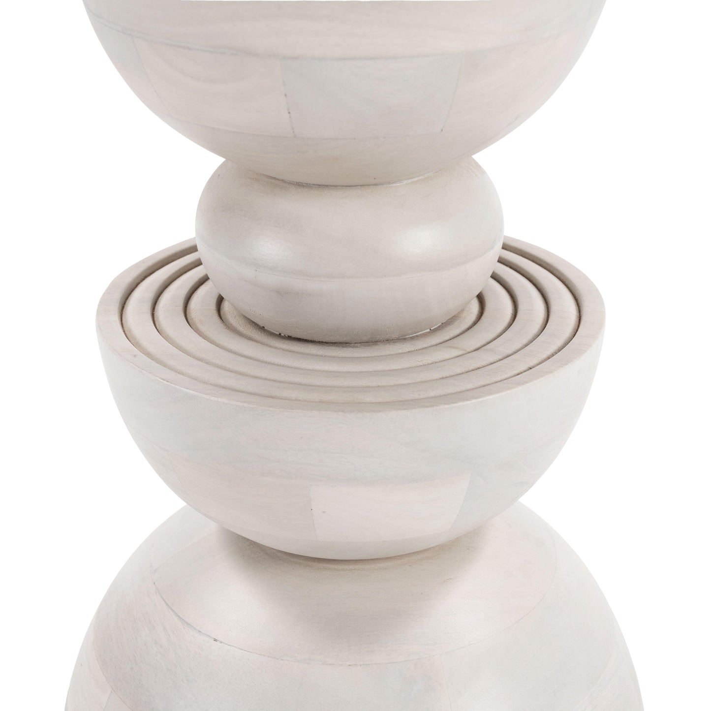 Bilanka Accent Table Whitewashed - Disselt Designs