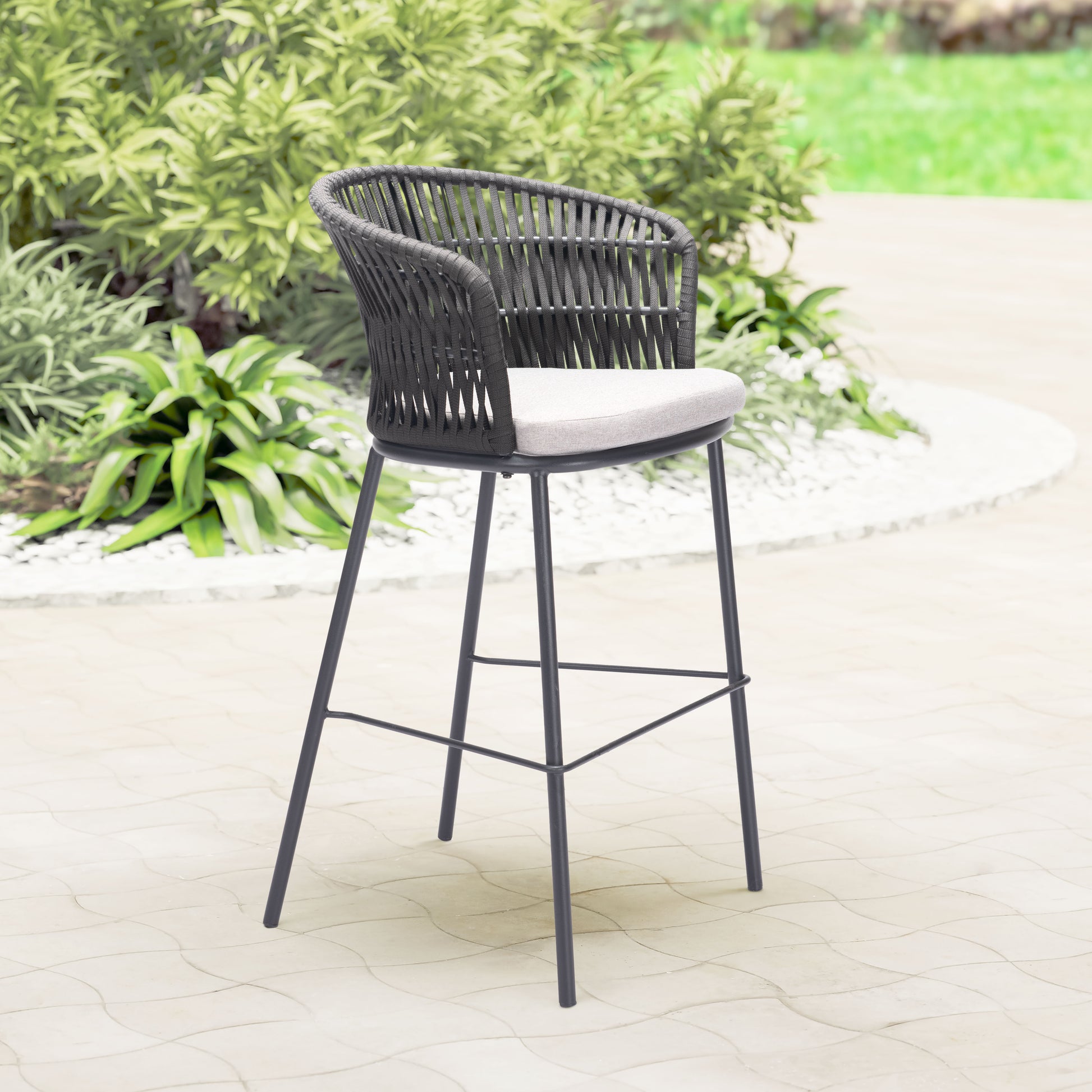Freycinet Barstool (Set of 2) Black - Disselt Designs