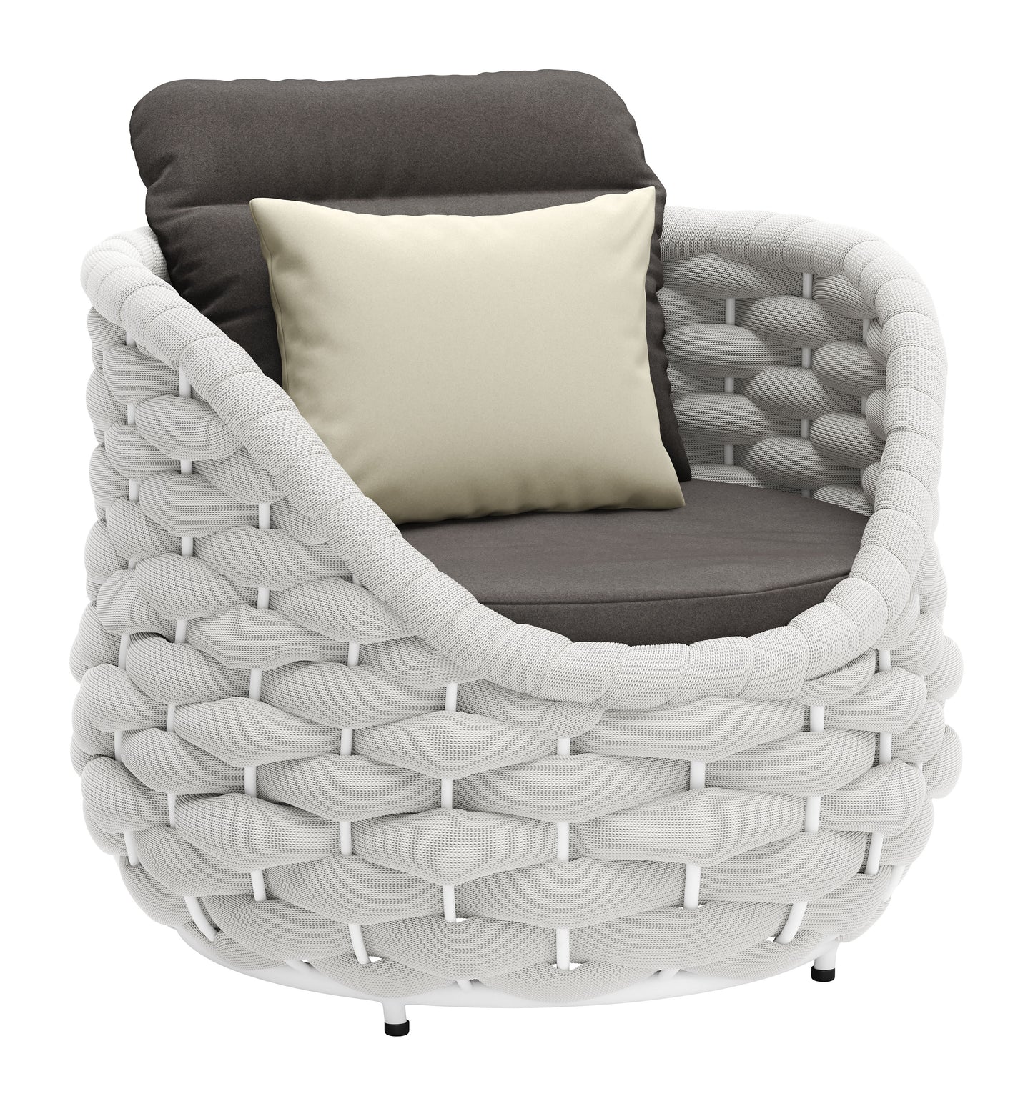 Coral Reef Accent Chair Gray - Disselt Designs