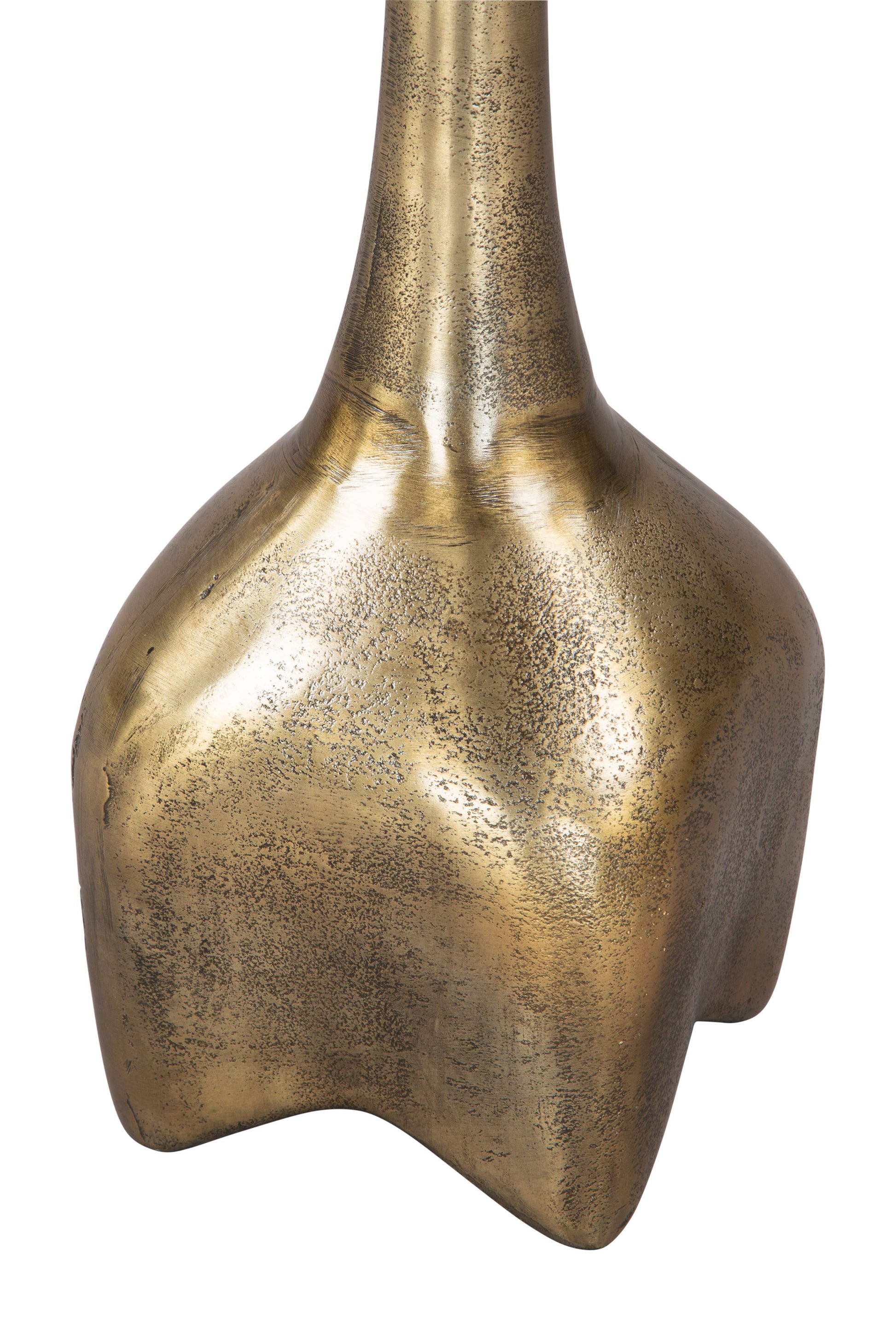 Lexi Side Table Antique Brass - Disselt Designs