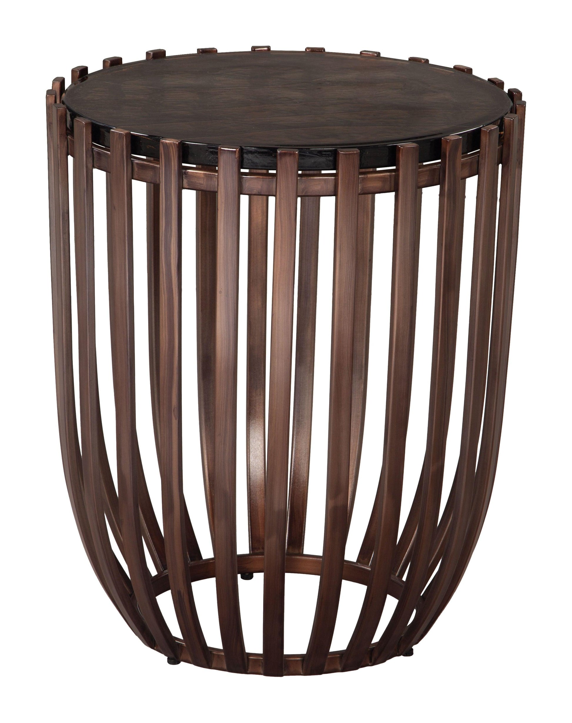 Kafig Side Table Bronze - Disselt Designs