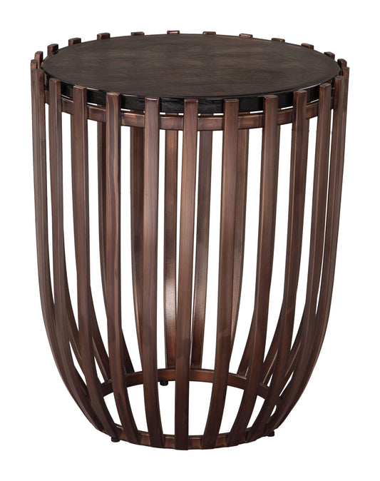Kafig Side Table Bronze - Disselt Designs