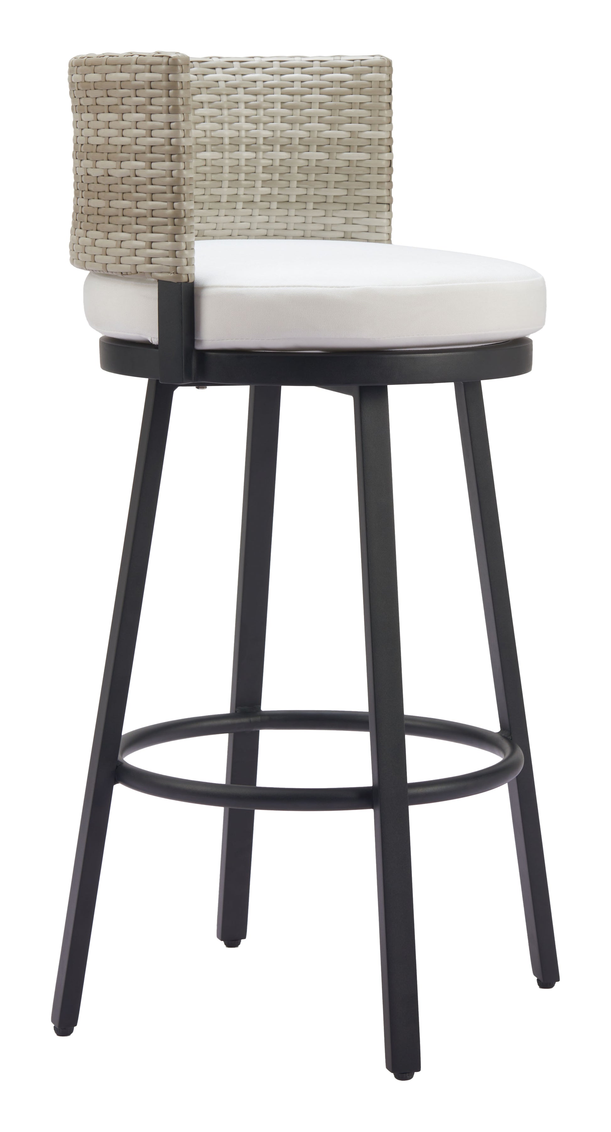 Midnight Wave Barstool White - Disselt Designs