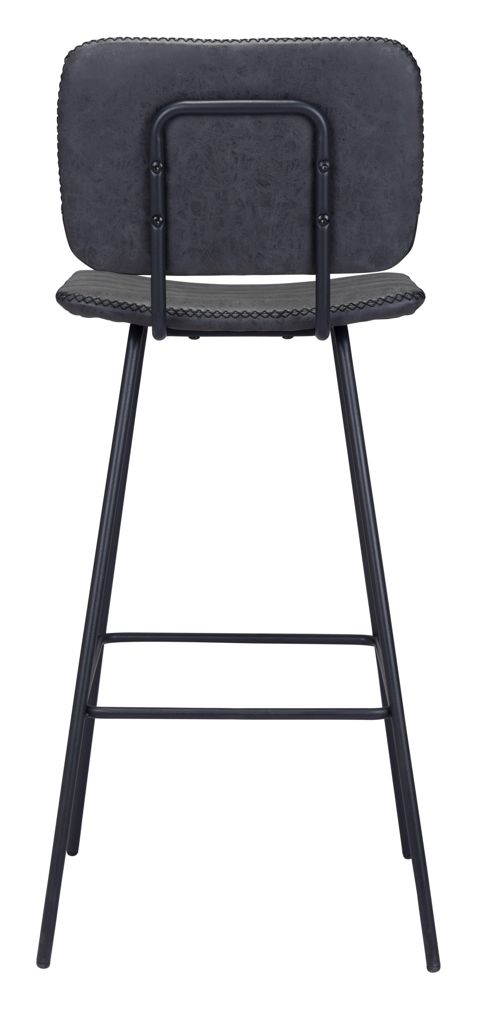 Boston Barstool (Set of 2) Vintage Black - Disselt Designs
