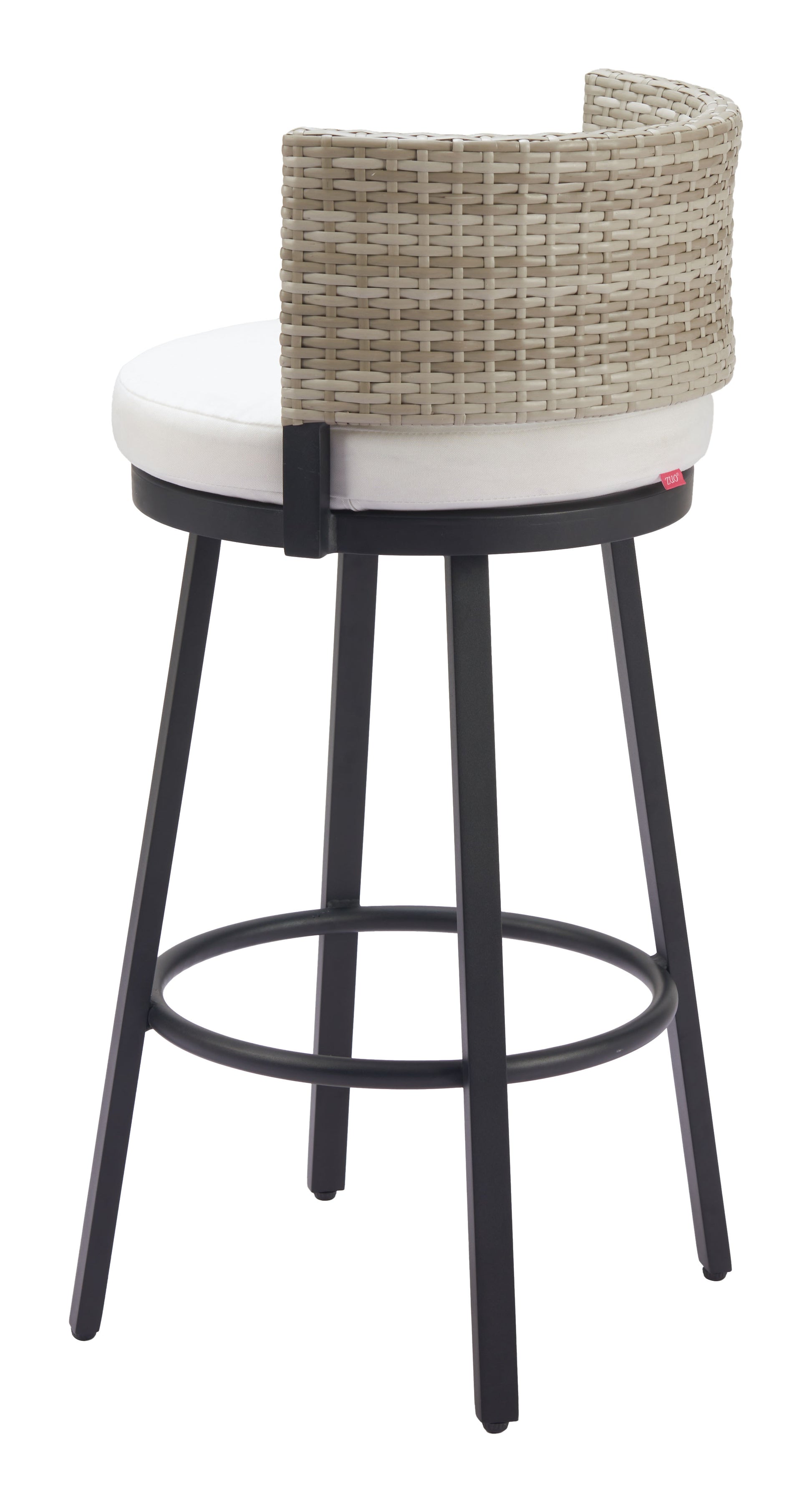 Midnight Wave Barstool White - Disselt Designs