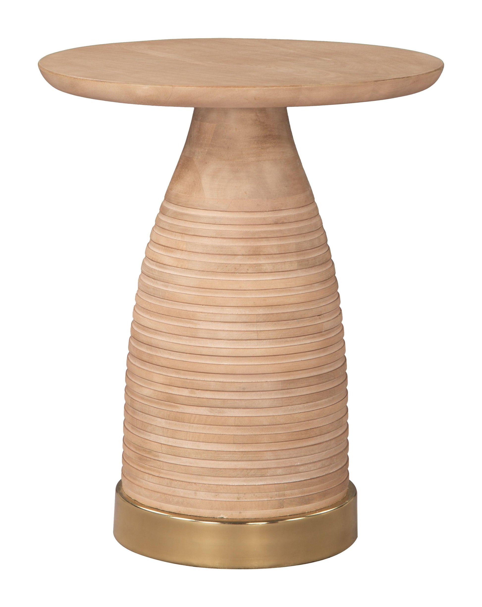 Radiant Side Table Natural - Disselt Designs