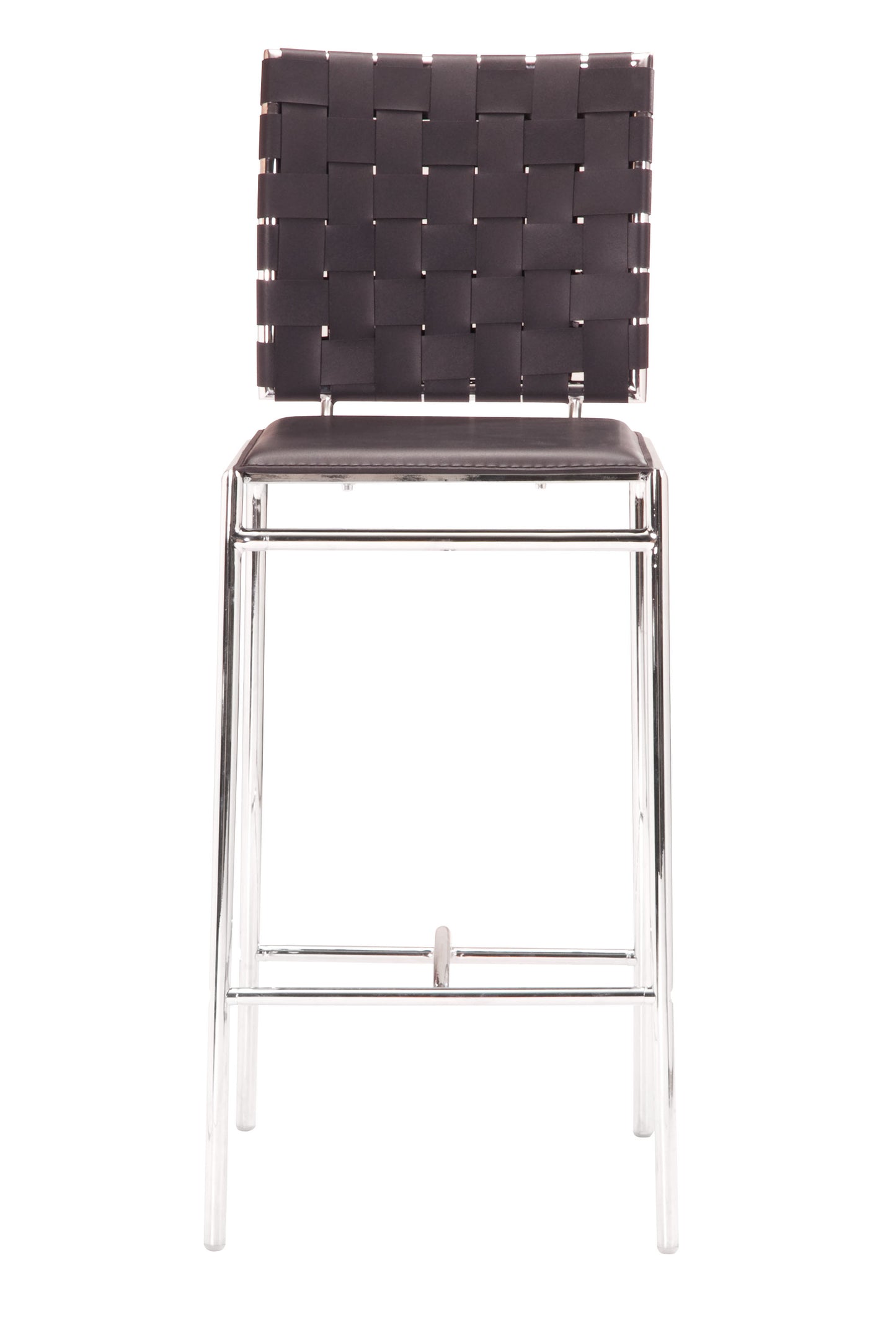 Criss Cross Counter Stool (Set of 2) Espresso - Disselt Designs