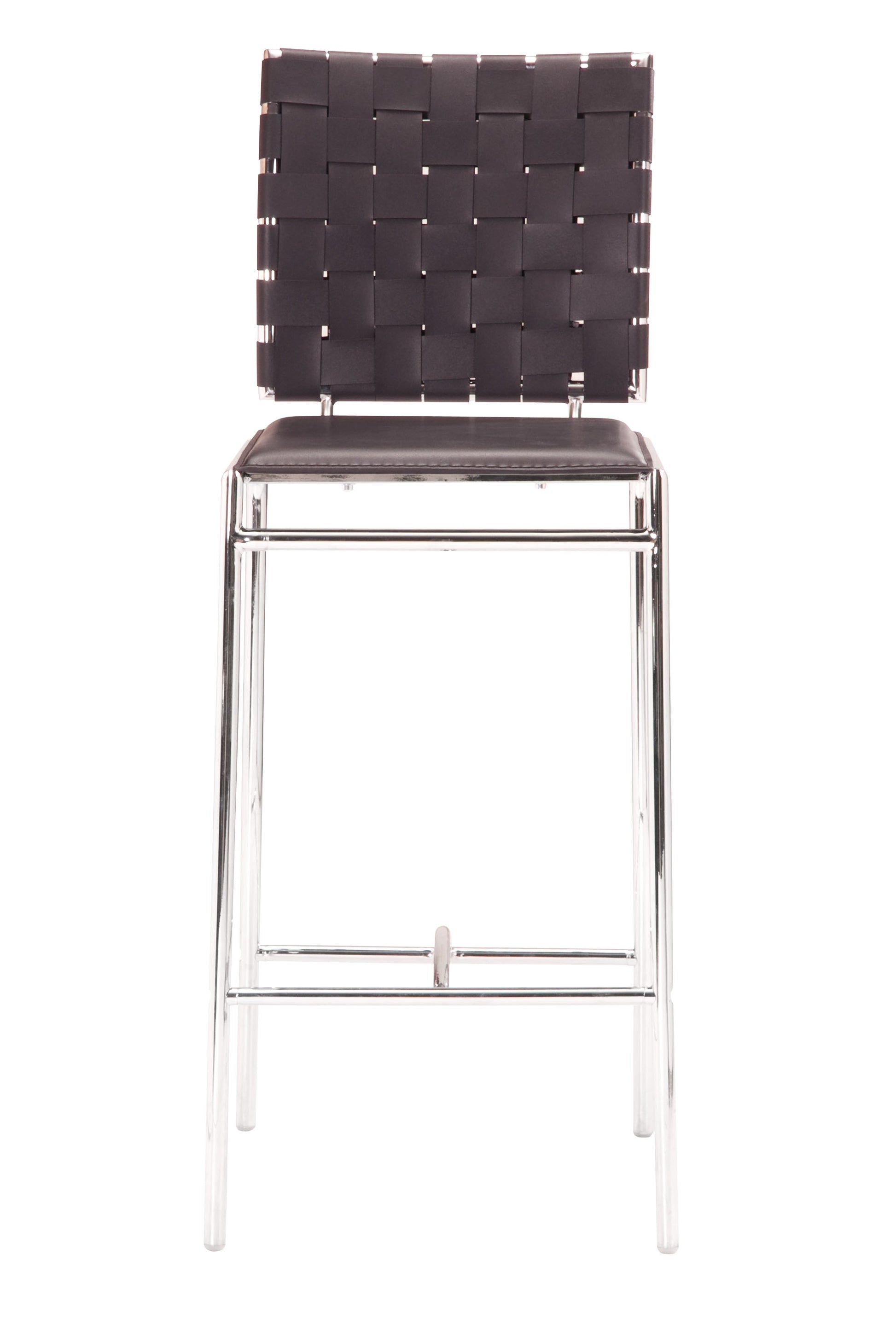 Criss Cross Counter Stool (Set of 2) Espresso - Disselt Designs