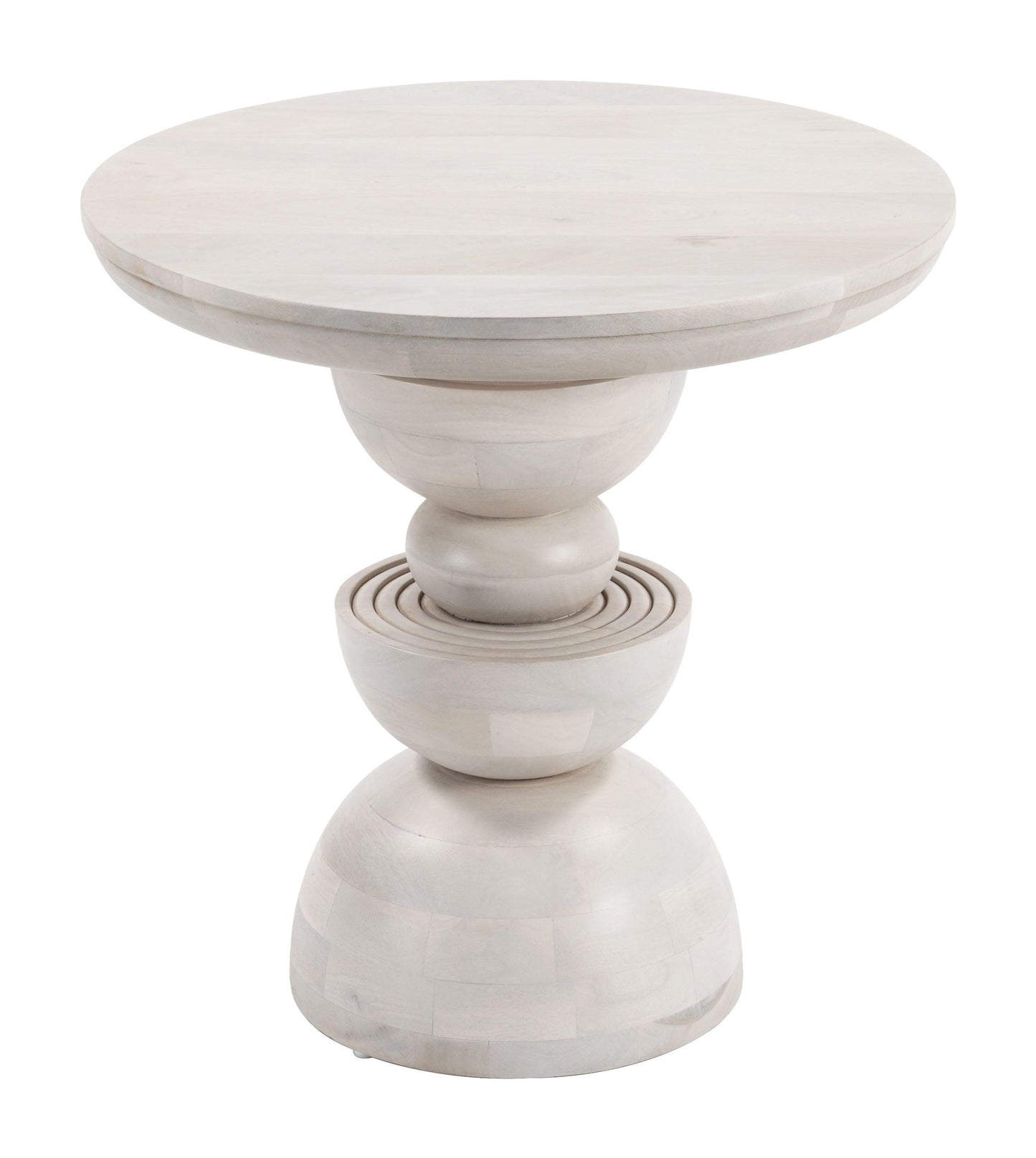 Bilanka Accent Table Whitewashed - Disselt Designs