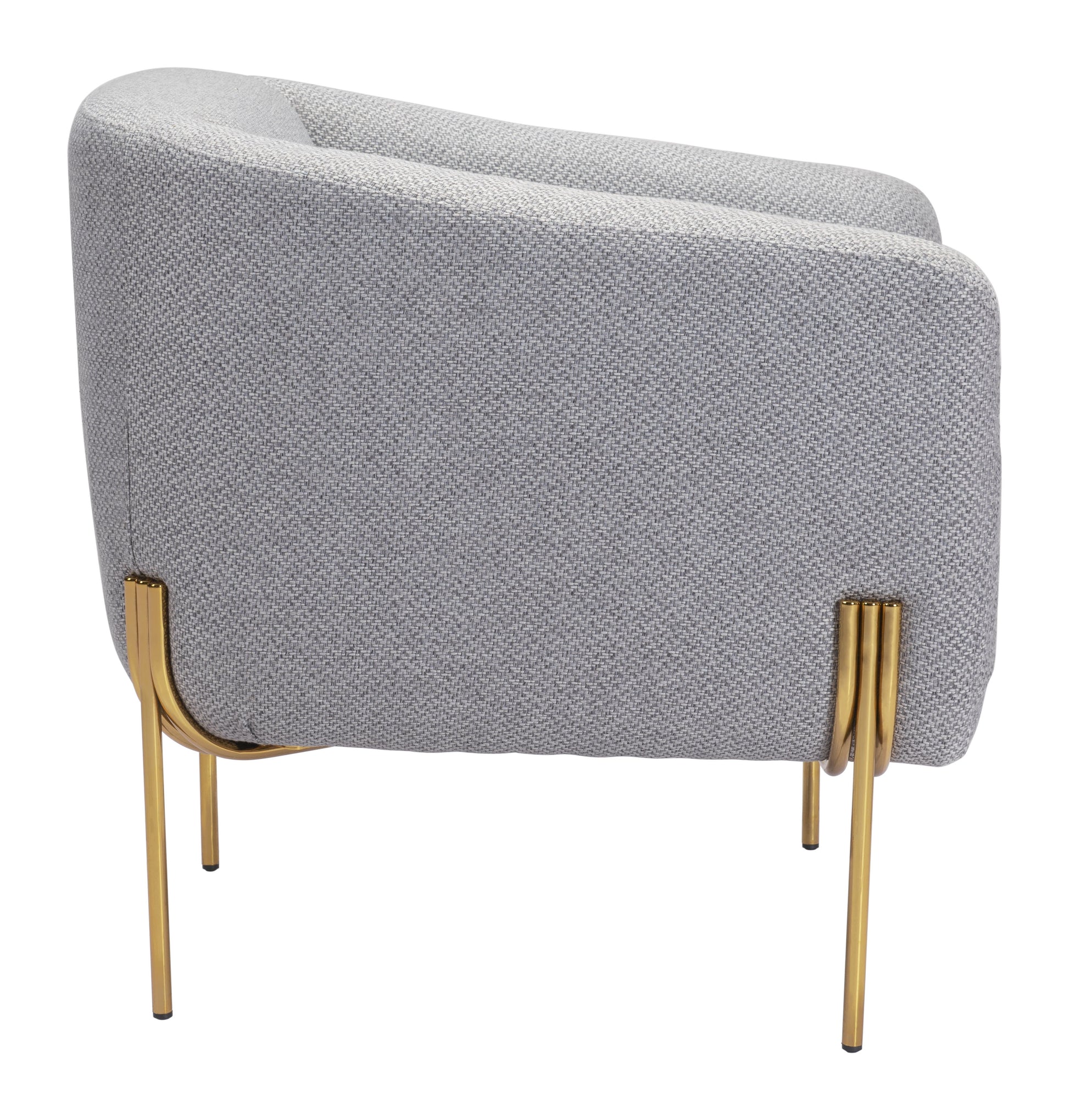 Micaela Armchair Gray - Disselt Designs