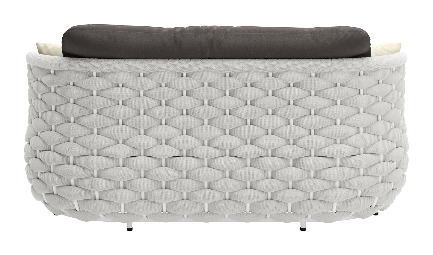Coral Reef Loveseat Gray - Disselt Designs