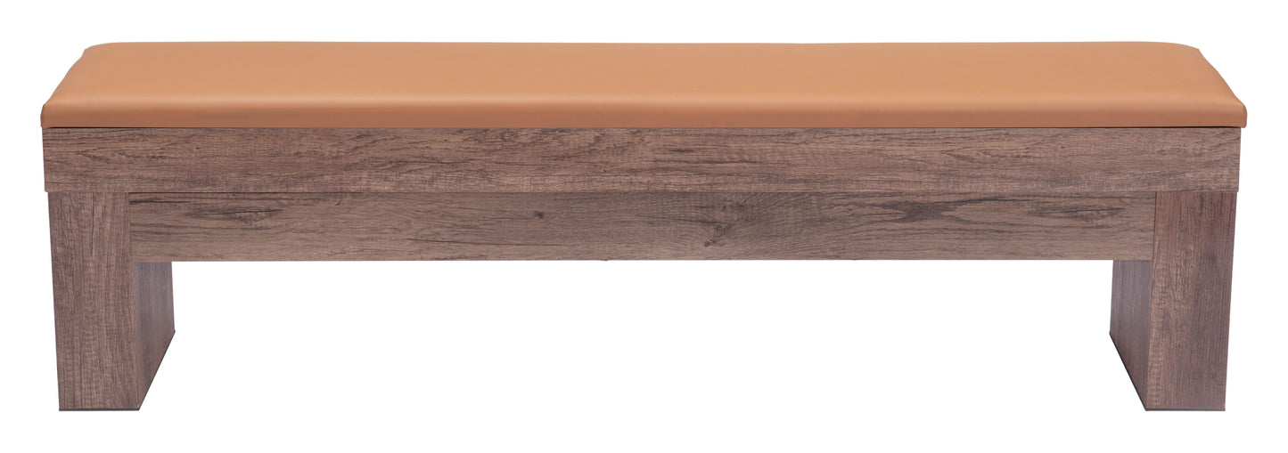 Bonker Storage Bench (Set of 2) Brown - Disselt Designs