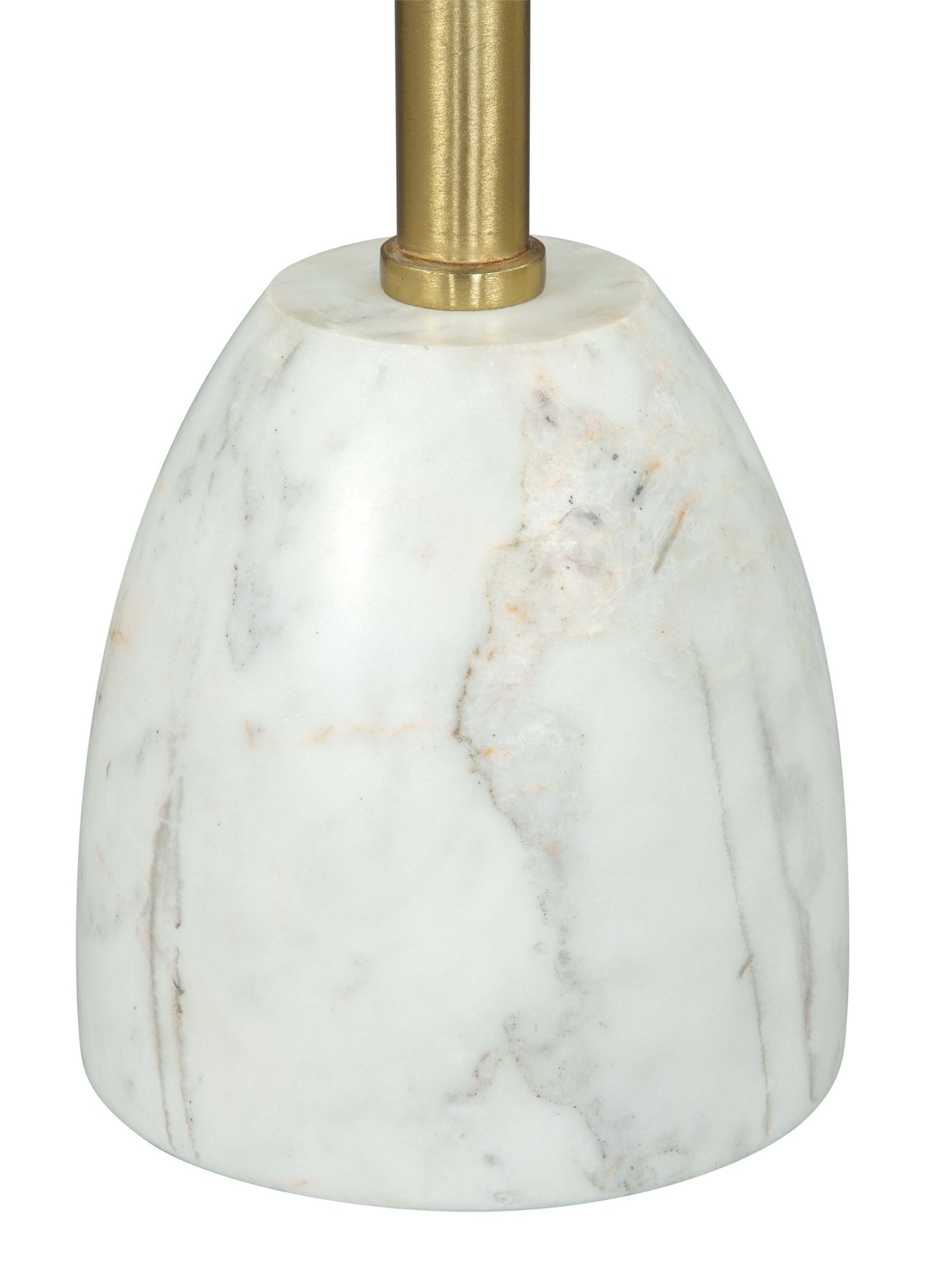 Cynthia Side Table White & Gold - Disselt Designs