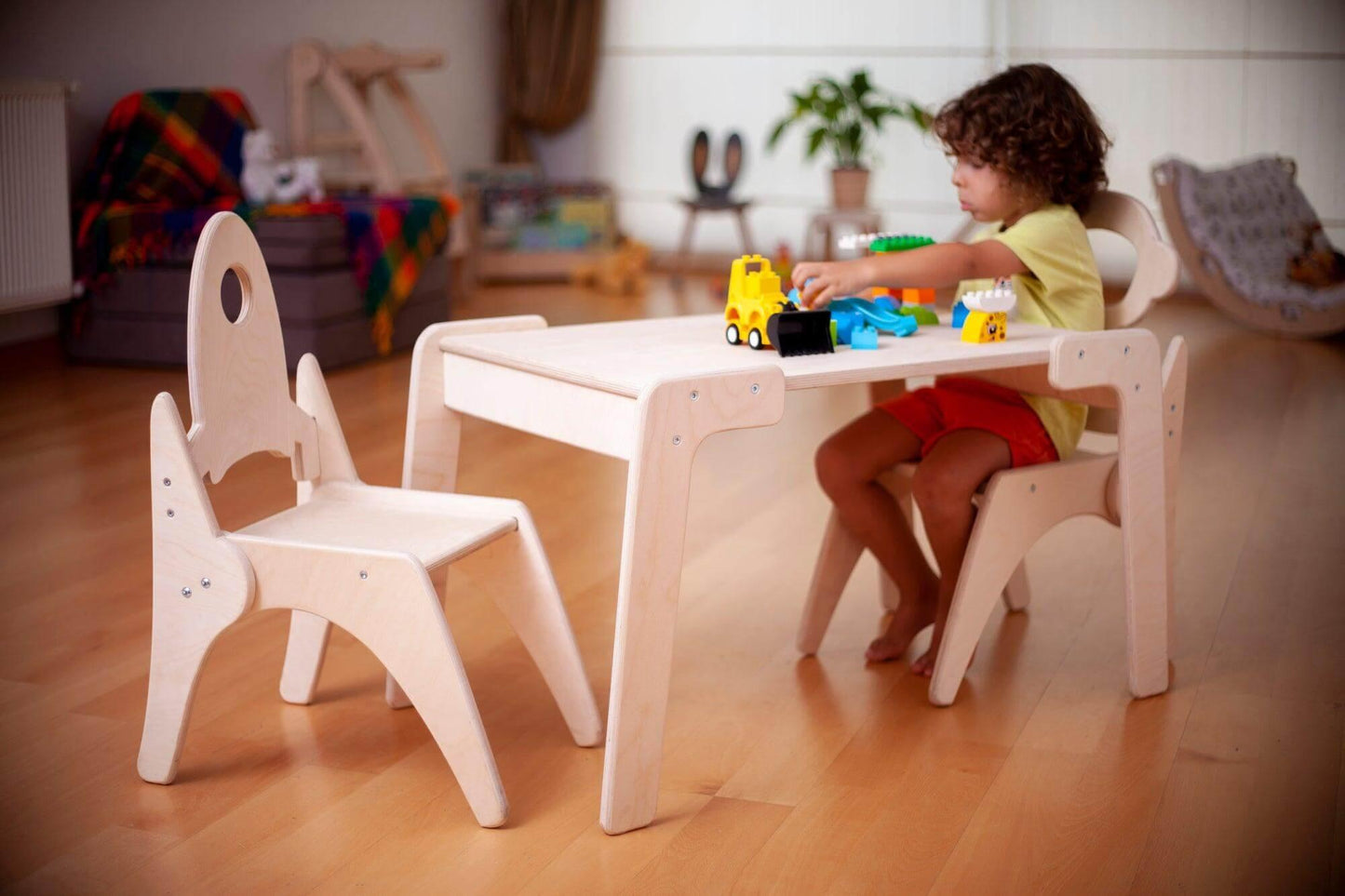 KIDS WORKIT | Wooden Table and Chair Set - Disselt Designs