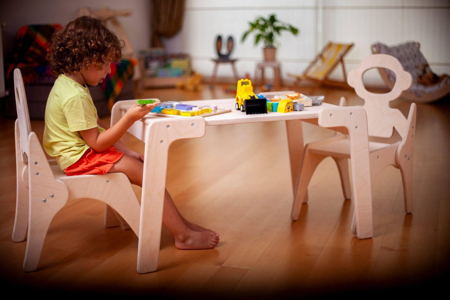 KIDS WORKIT | Wooden Table and Chair Set - Disselt Designs