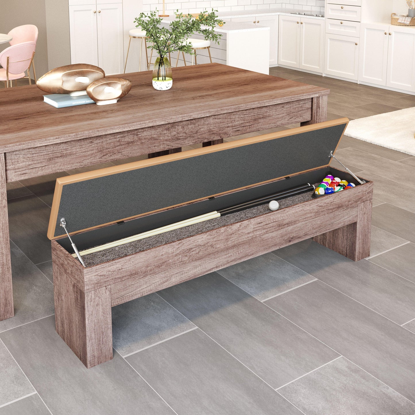 Bonker Storage Bench (Set of 2) Brown - Disselt Designs
