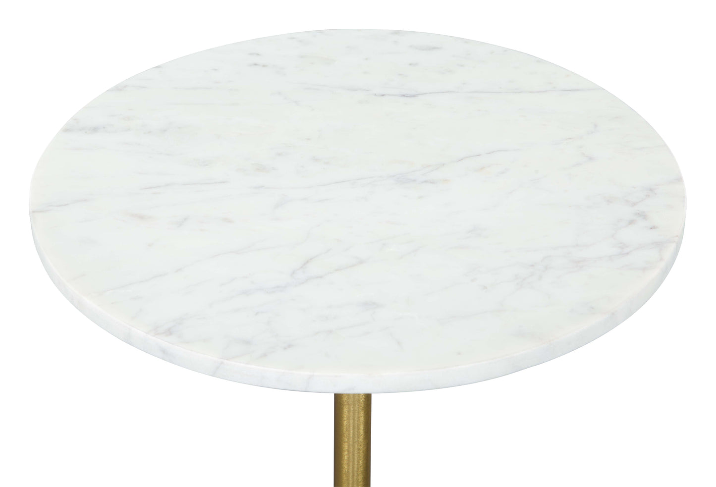 Cynthia Side Table White & Gold - Disselt Designs