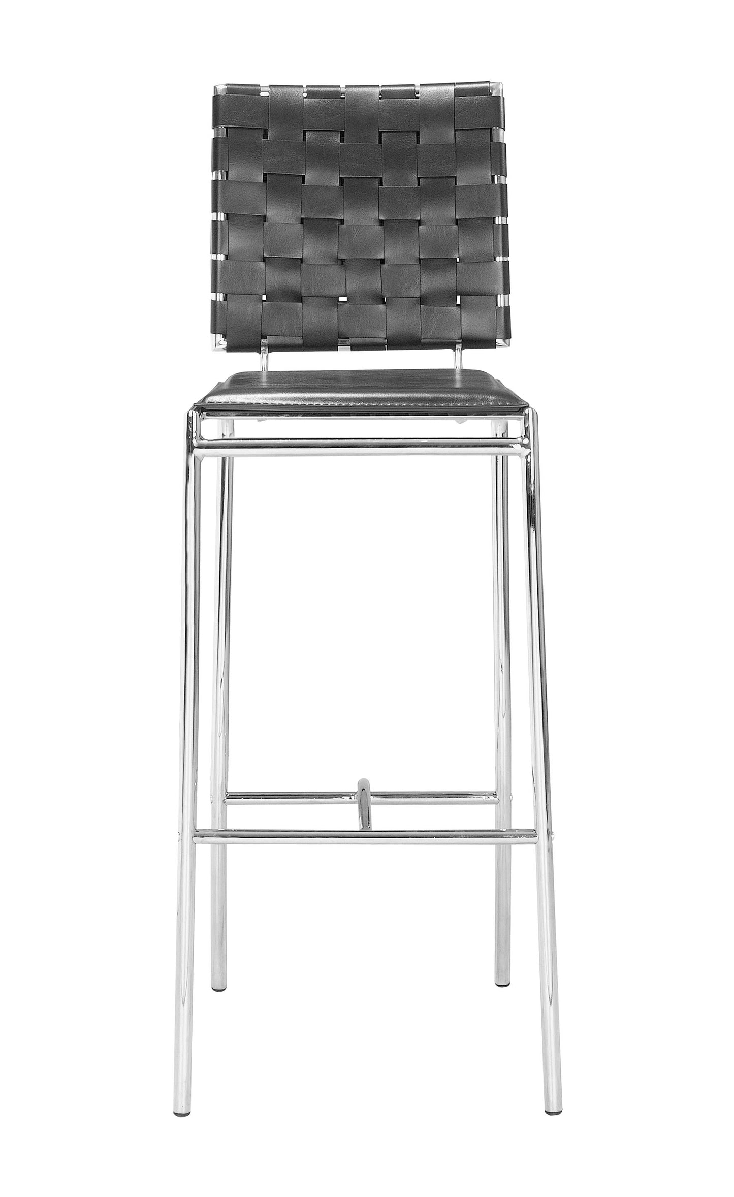 Criss Cross Barstool (Set of 2) Black - Disselt Designs