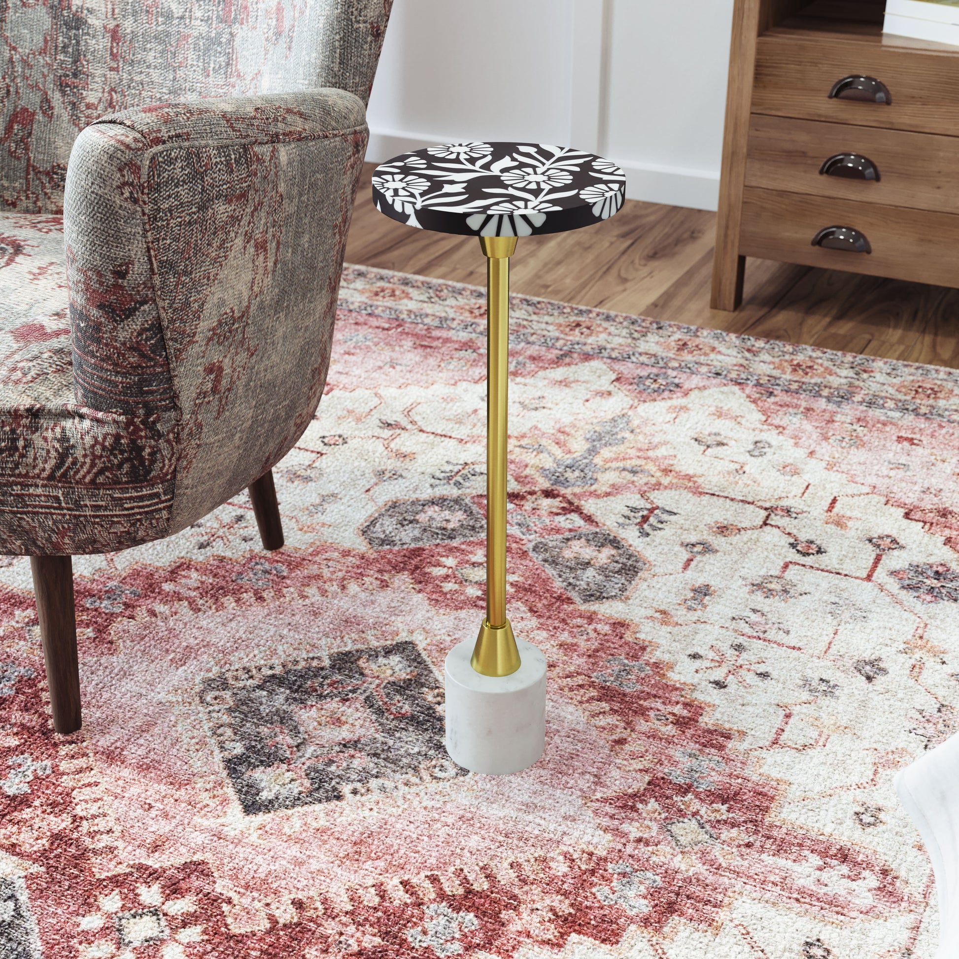 Lizza Side Table Multicolor - Disselt Designs