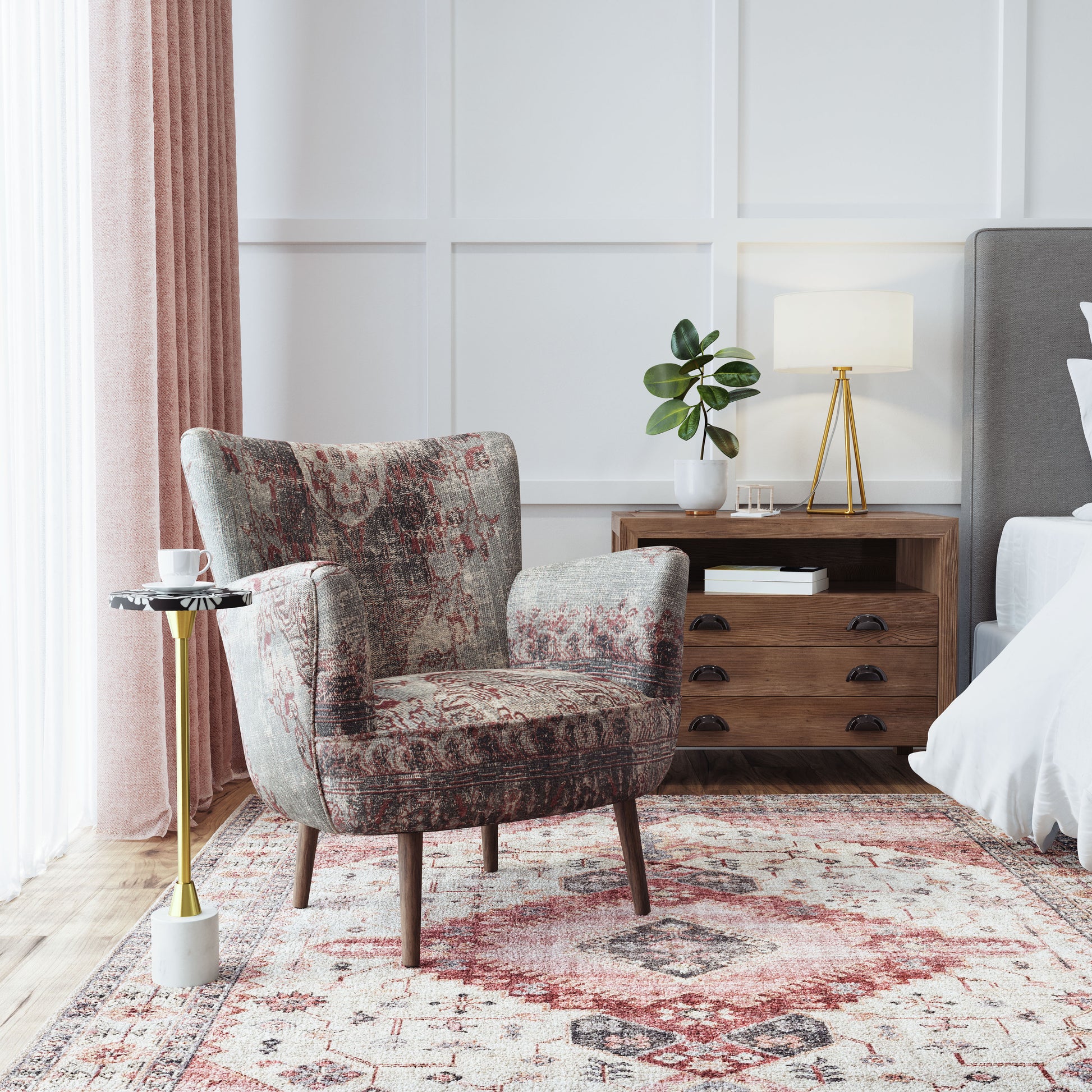 Lizza Side Table Multicolor - Disselt Designs