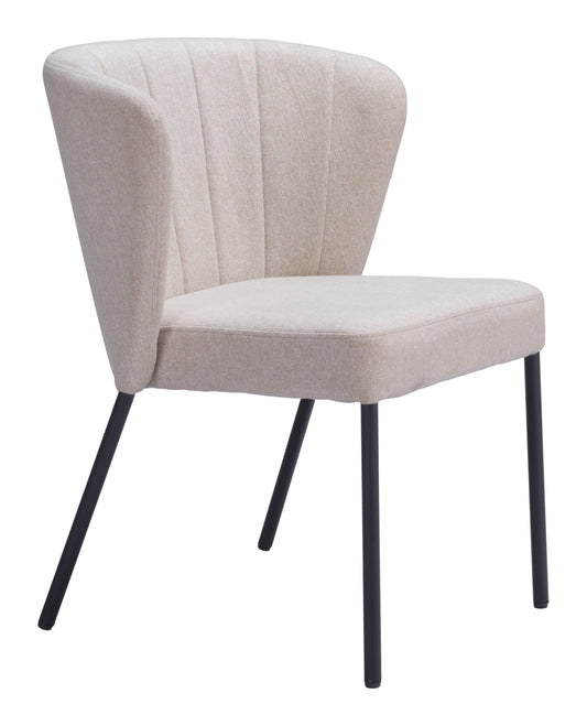 Aimee Dining Chair (Set of 2) Beige - Disselt Designs