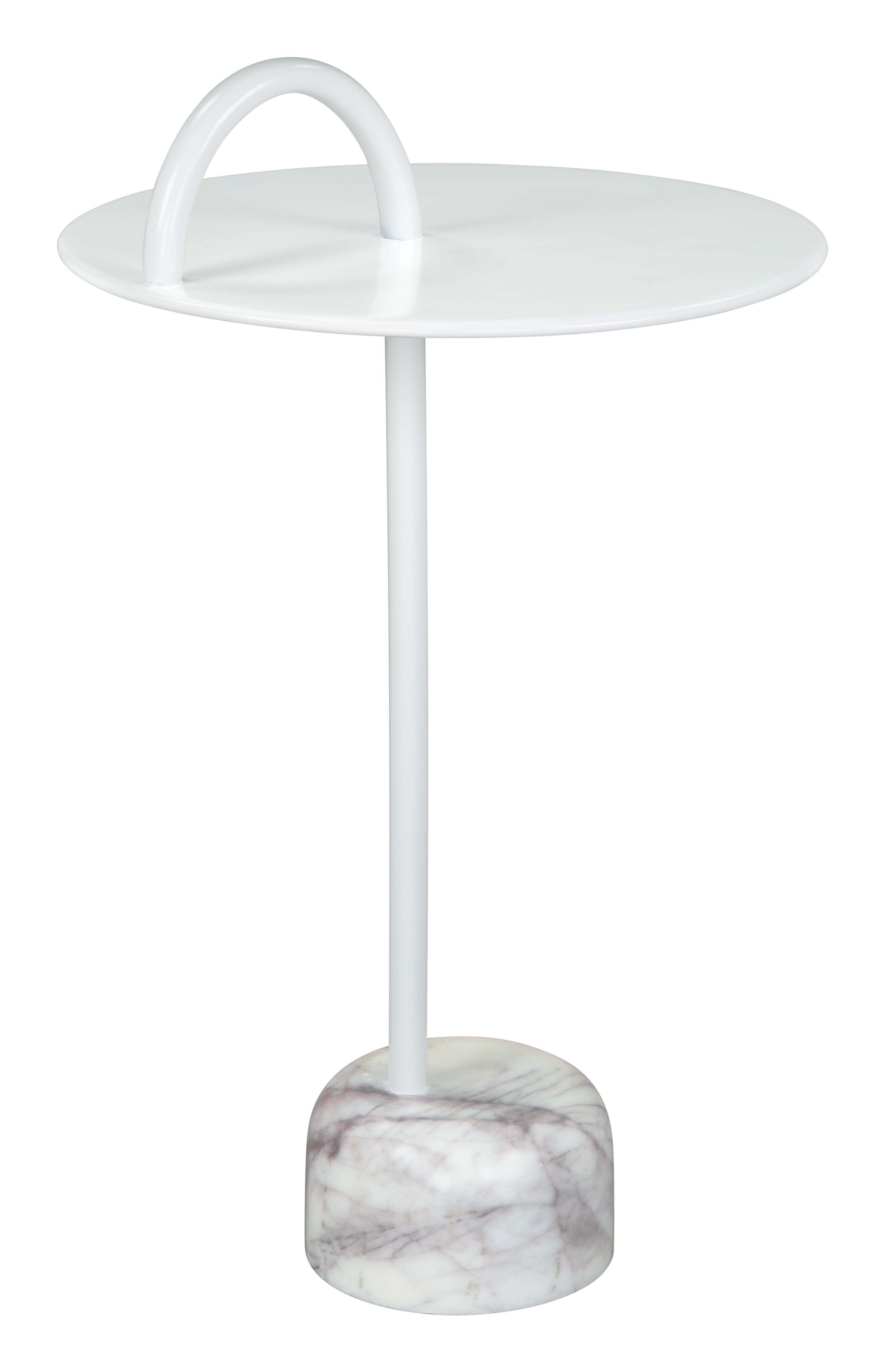 Will Side Table White - Disselt Designs
