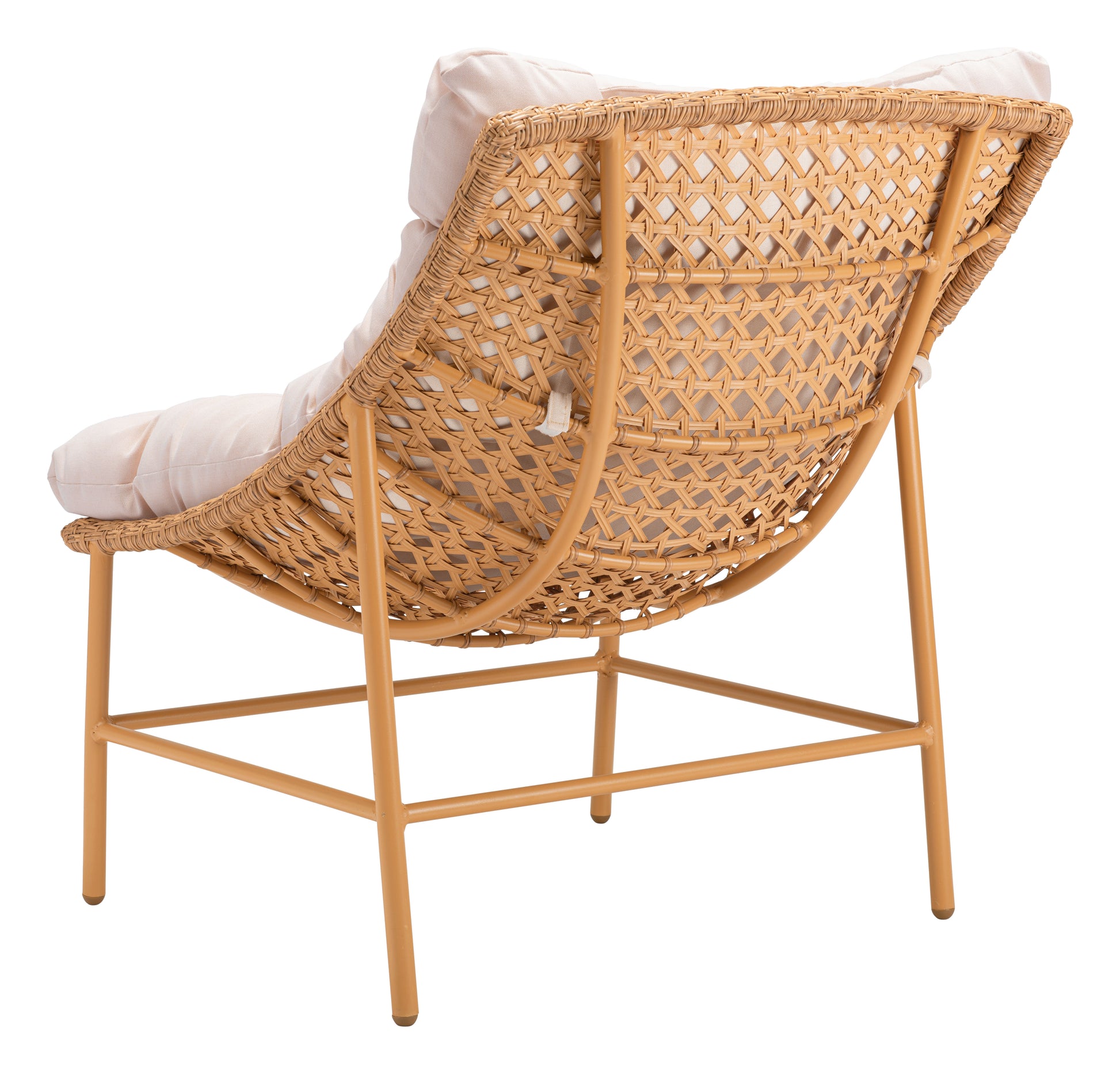 Merilyn Accent Chair Beige & Natural - Disselt Designs