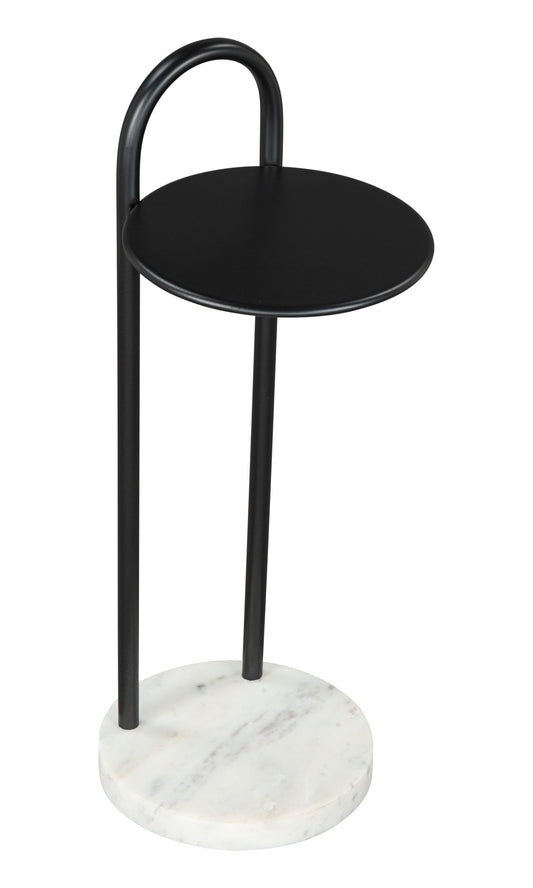 Christian Side Table Black & White - Disselt Designs