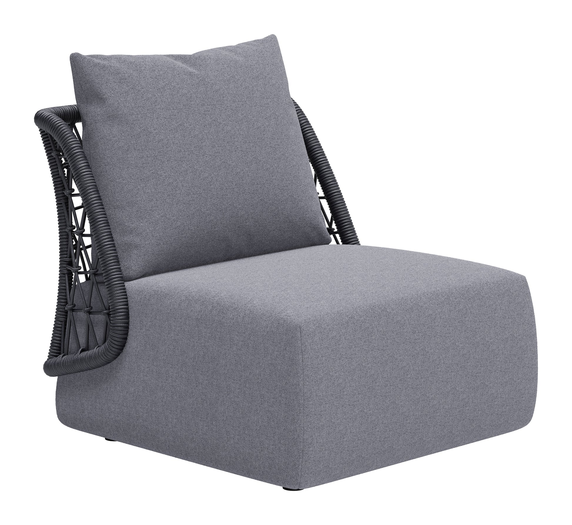 Mekan Accent Chair Gray - Disselt Designs