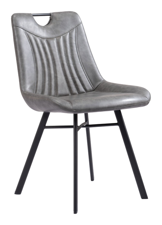 Tyler Dining Chair (Set of 2) Vintage Gray - Disselt Designs