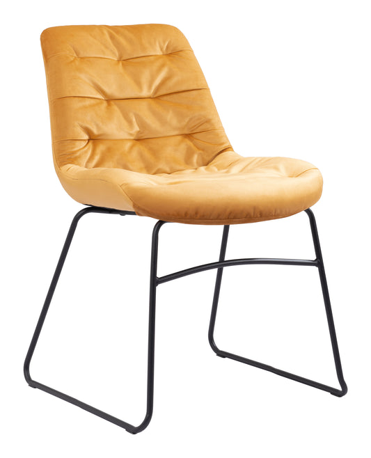Tammy Dining Chair (Set of 2) Yellow - Disselt Designs