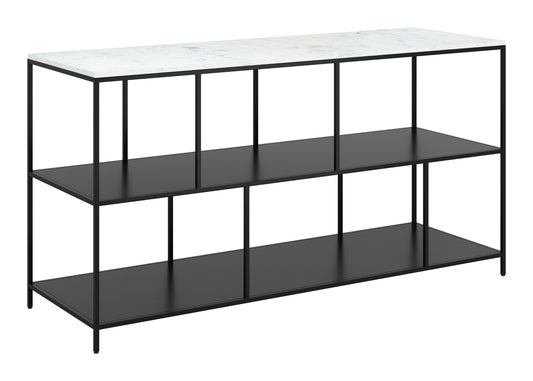 Singularity Console Table White & Black - Disselt Designs
