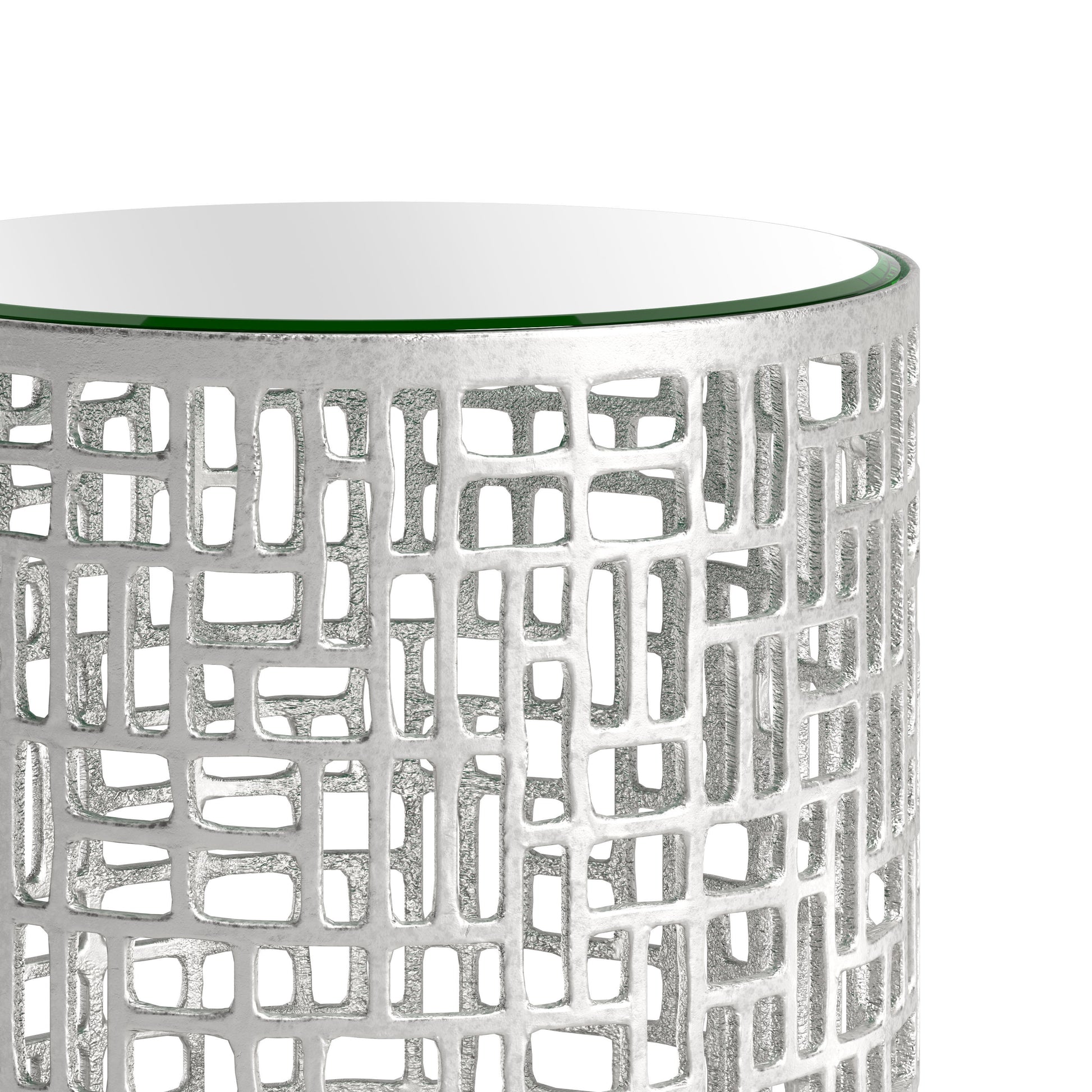 Reden Side Table Set (2-Piece) Silver - Disselt Designs