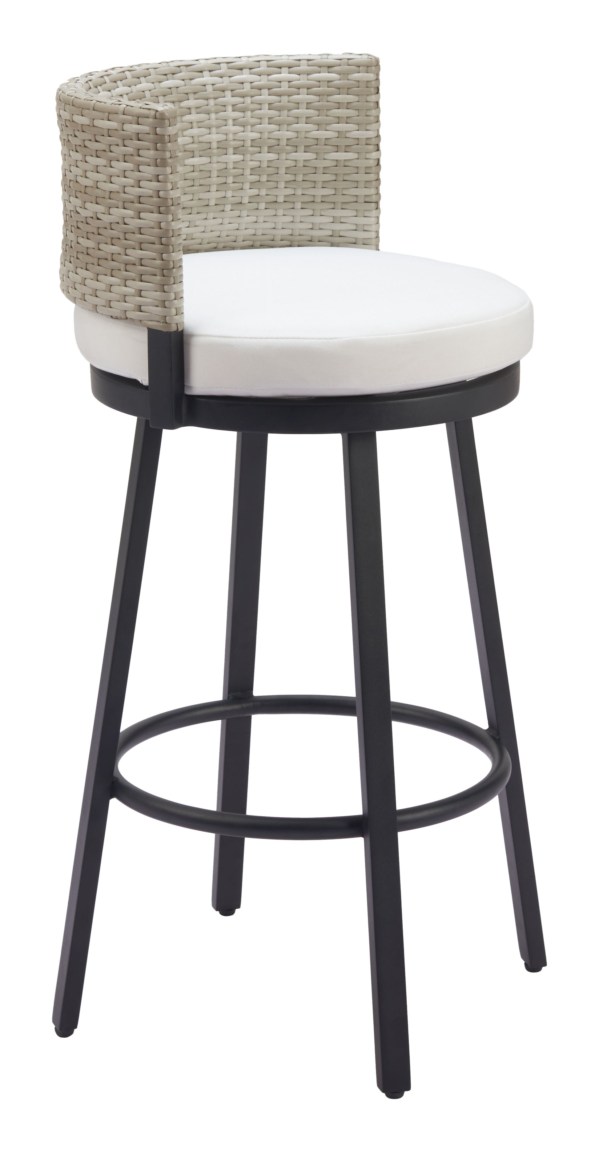 Midnight Wave Barstool White - Disselt Designs