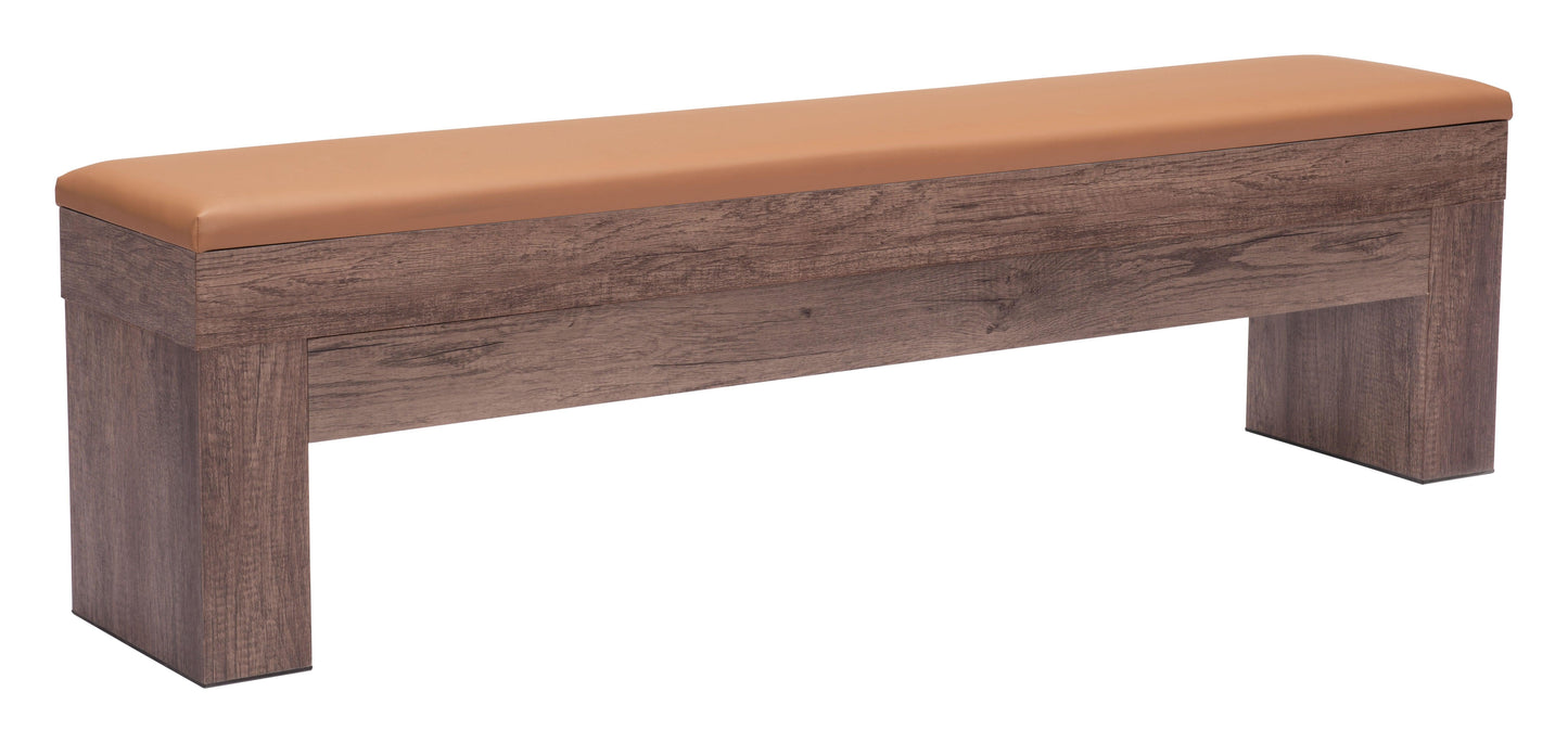 Bonker Storage Bench (Set of 2) Brown - Disselt Designs