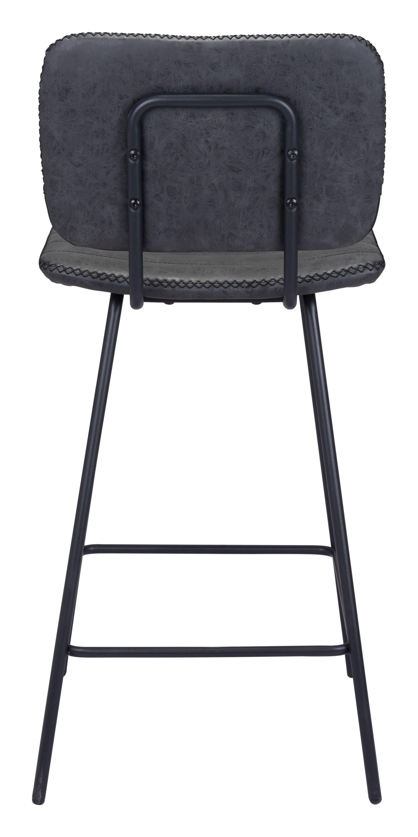 Boston Counter Stool (Set of 2) Vintage Black - Disselt Designs