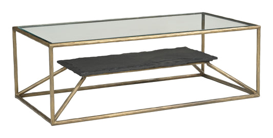 Ranol Coffee Table Brass - Disselt Designs