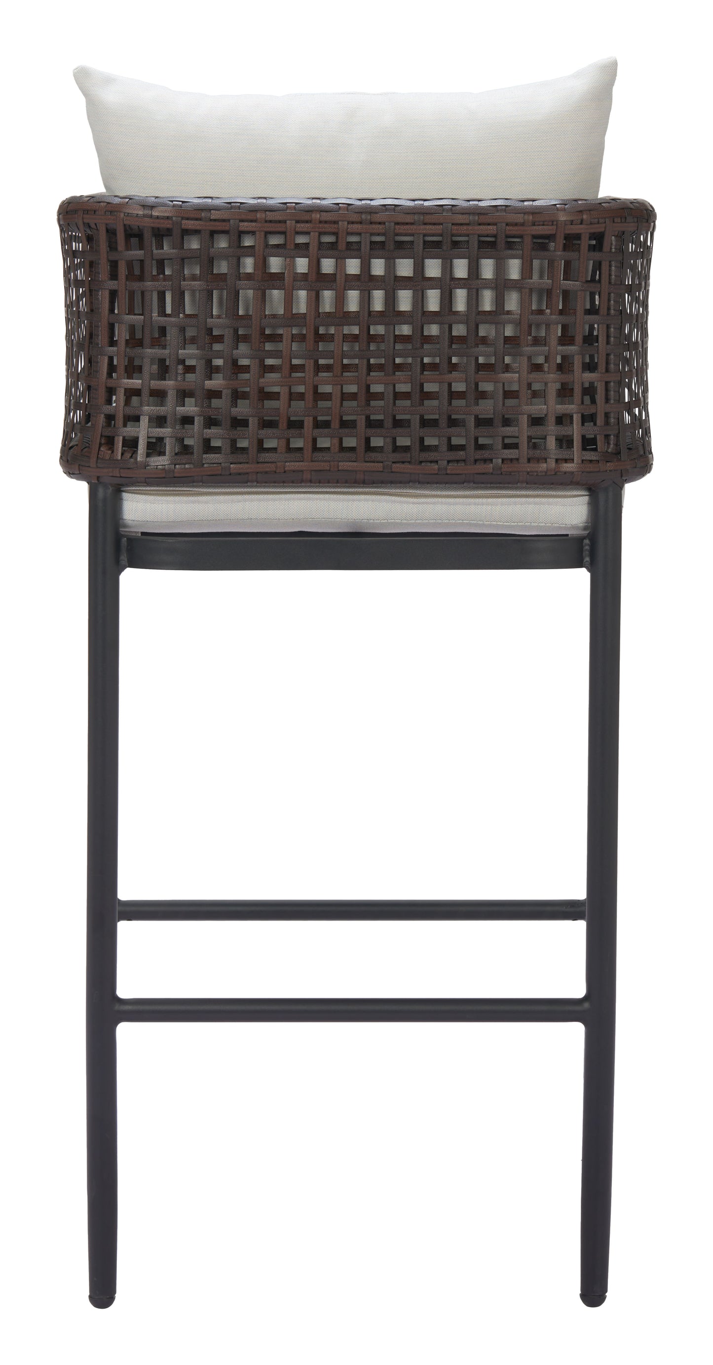 Palm Paradise Barstool Gray - Disselt Designs