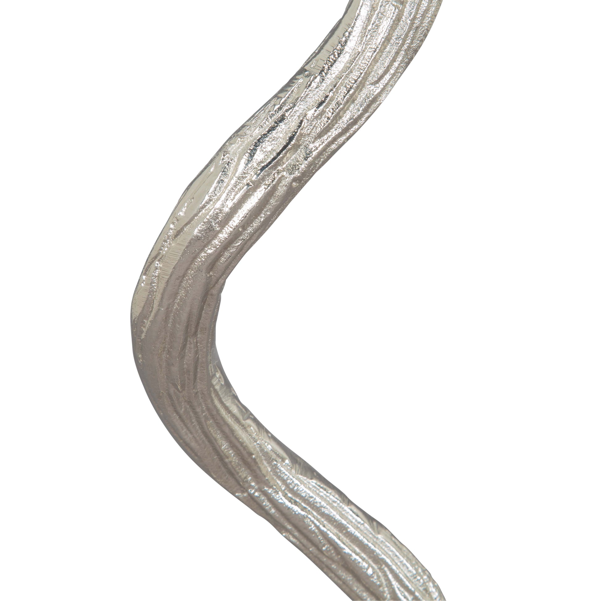 Joel Side Table White & Silver - Disselt Designs