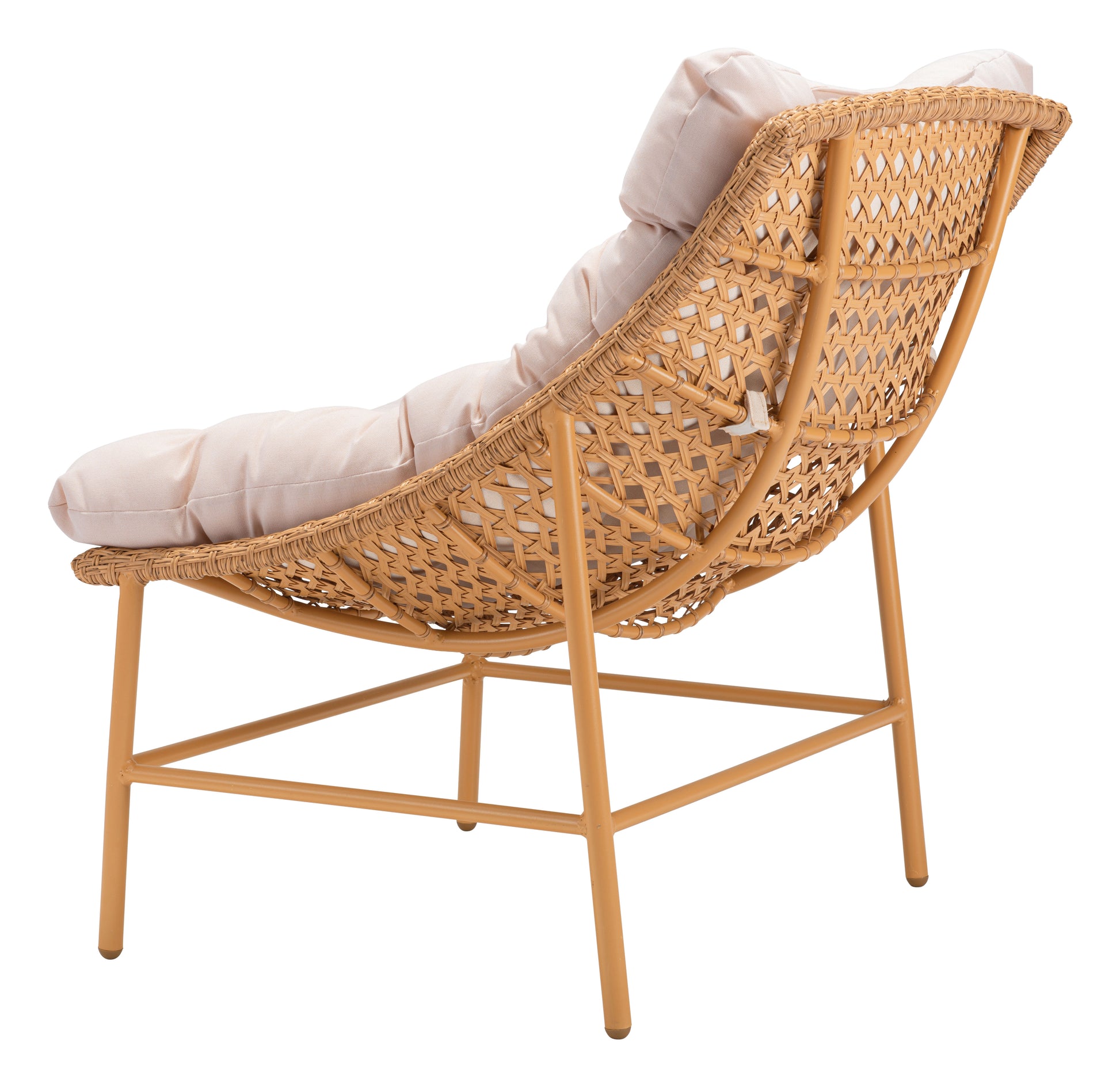 Merilyn Accent Chair Beige & Natural - Disselt Designs