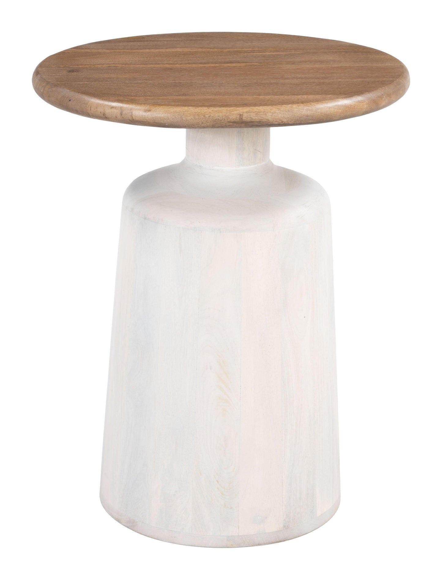 Goblet Side Table Brown & White - Disselt Designs
