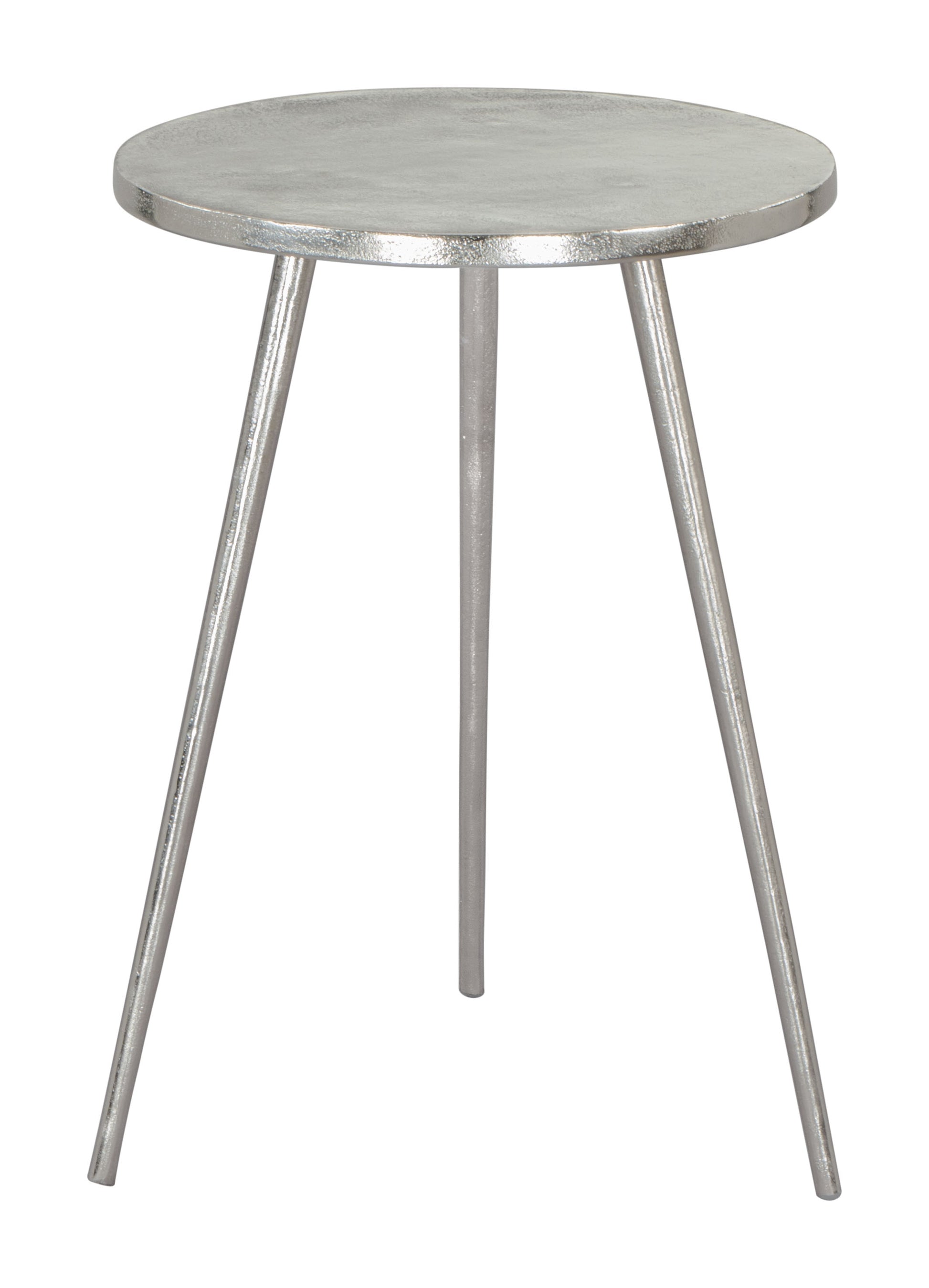 Politik Side Table Silver - Disselt Designs