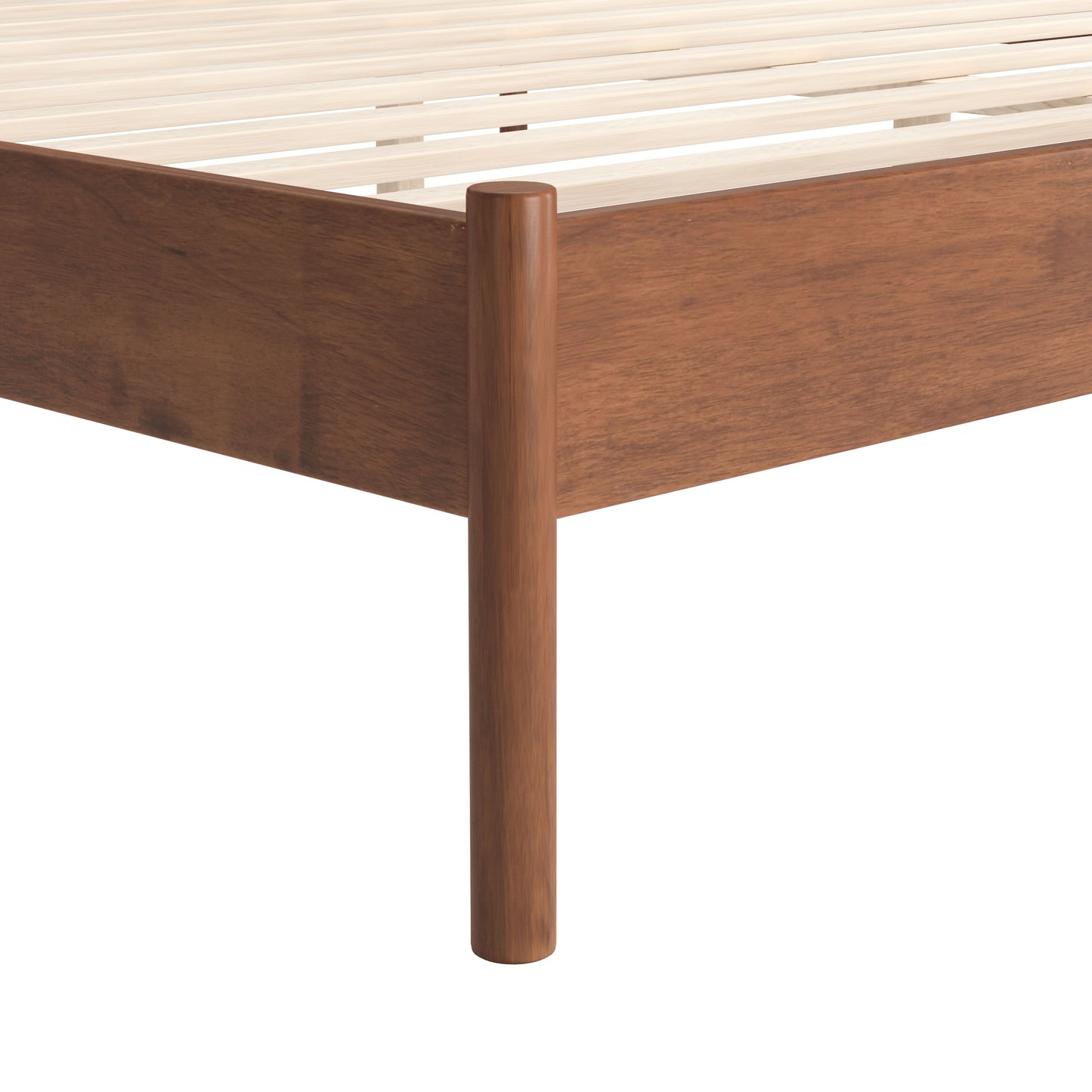 Netz Queen Bed Black & Walnut - Disselt Designs